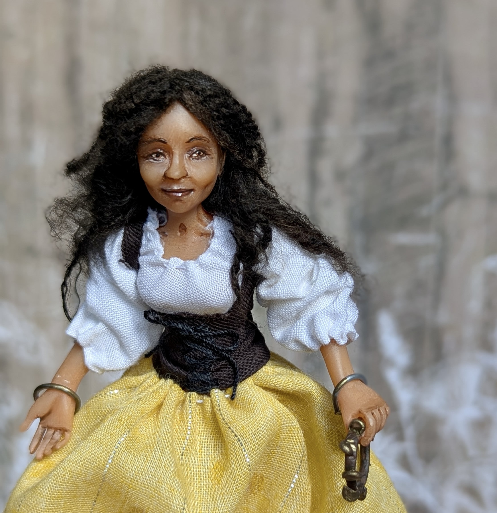Small art doll Esmeralda