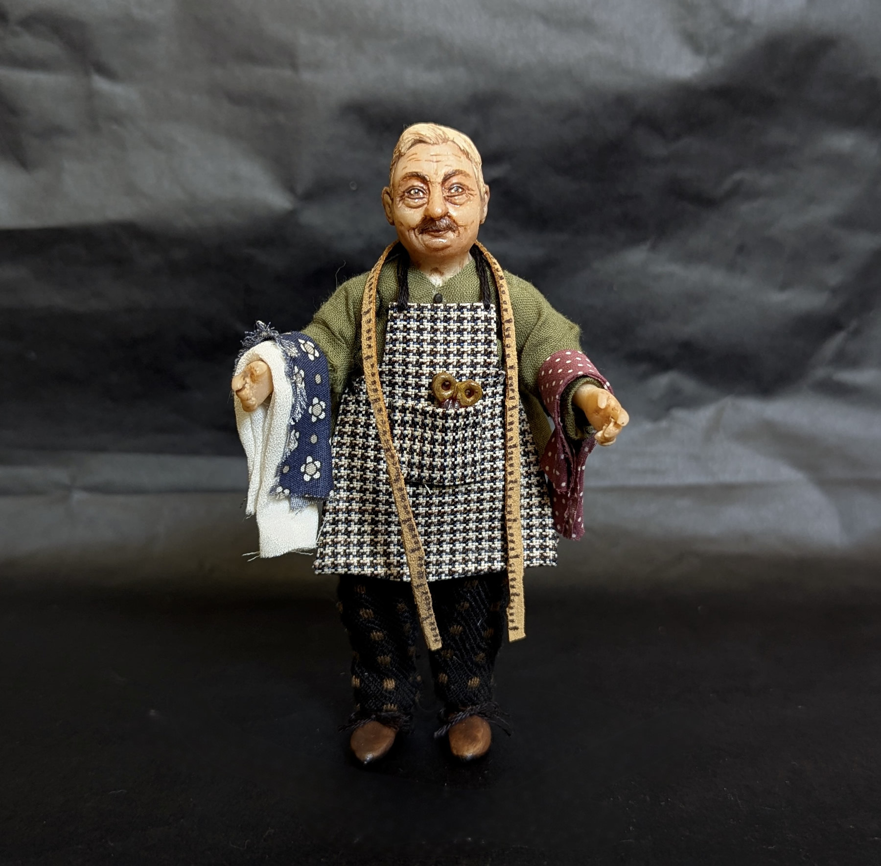 Small art doll Tailor