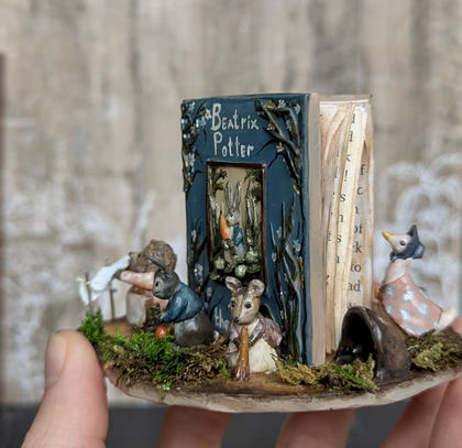 Small sculpture Book Beatrix Potter Tales