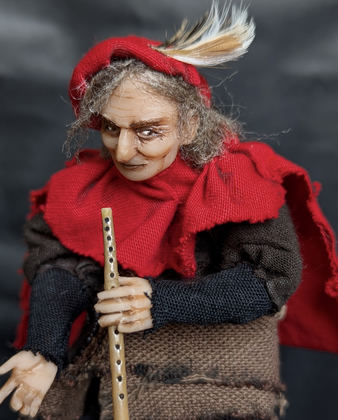 Small art doll Pied Piper