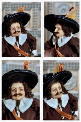 OOAK Musketeer Art Doll: подвижная фигурка из полимерной глины photo 8