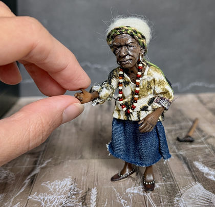Small black woman