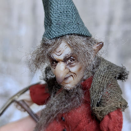 Small art doll Gnome
