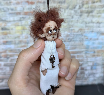 Small art doll Little ghost